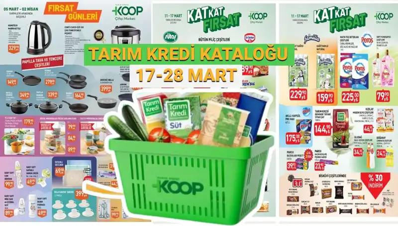 Tarım Kredi Kooperatif'ten 20-27 Mart İndirimli Ürünlerini Kaçırmayın!