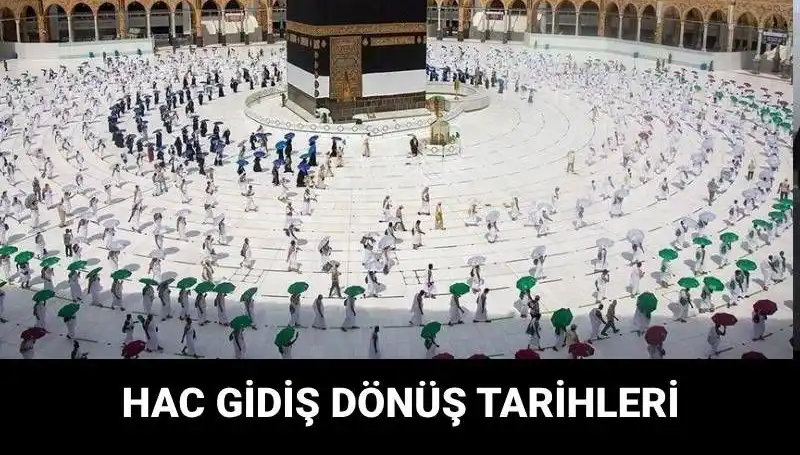 2025 Hac Seyahati İçin Geri Sayım Başladı: Gidiş ve Dönüş Tarihleri Belirlendi