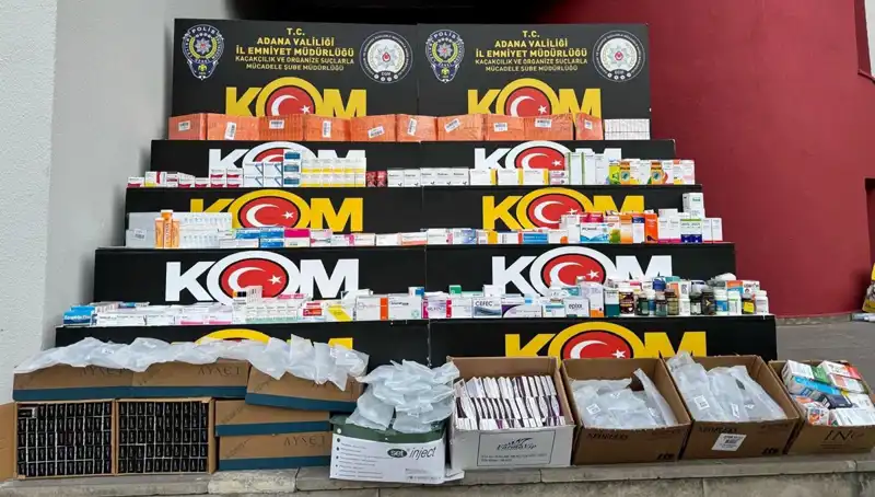 Adana'da Yasa Dışı İlaç Operasyonu: 5 Kişi Gözaltında!