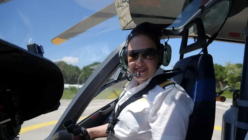 Türkiye’nin Tek Kadın Ambulans Helikopter Pilotundan Cesur Mücadele