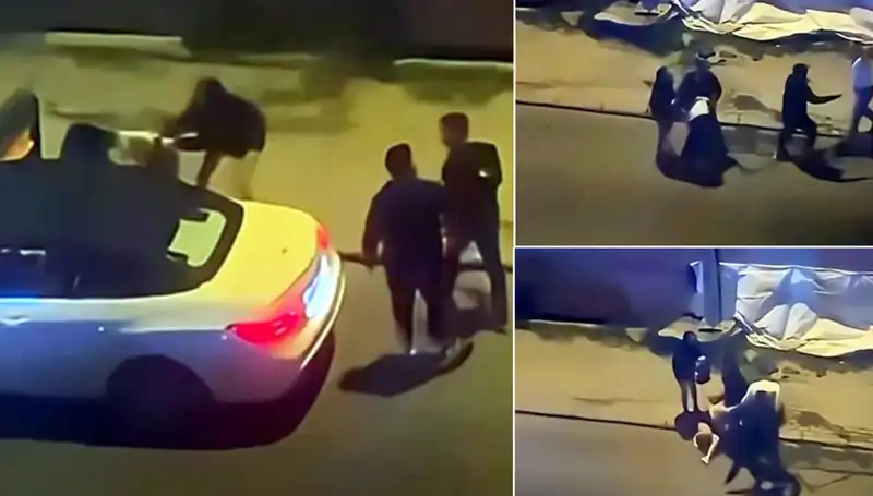 İstanbul'da Sokak Ortasında Kadına Şiddet Olayı: Görüntüler Şok Etti!