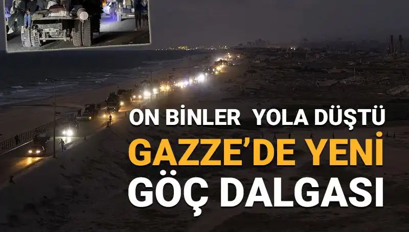 Gazze’de Yaşanan İnsani Kriz: Yeni Göç Dalgası Başladı
