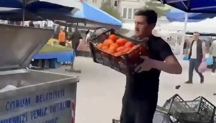 Domatesleri Çöpe Döken Pazarcıya Şok Cezalar: Yüksek Tutarlar Tartışma Yaratacak