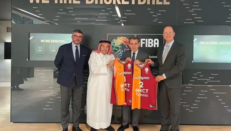 Galatasaray Basketbol Kadrosu, FIBA Genel Merkezi'ni Ziyaret Etti