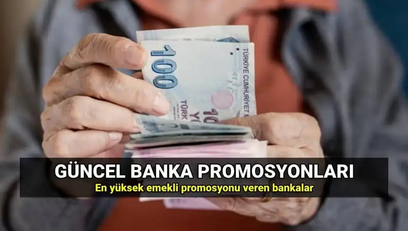 2025’te Emeklilere En Yüksek Promosyonu Sunan Bankalar Hangileri?