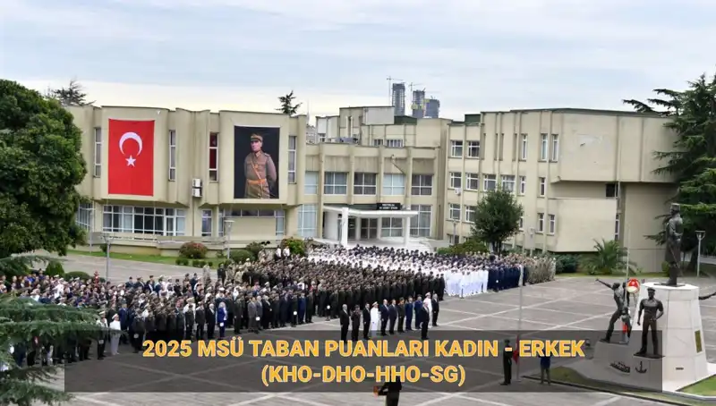 2025 MSÜ Taban Puanları Açıklandı: Kara, Deniz ve Hava Harp Okulu İstatistikleri