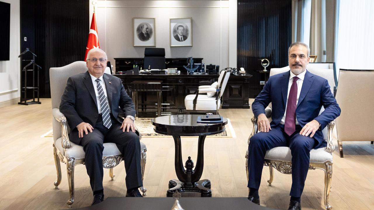 Bakan Güler ve Bakan Fidan Bir Araya Geldi